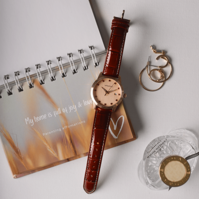 Red Corundum Ladies' Watch