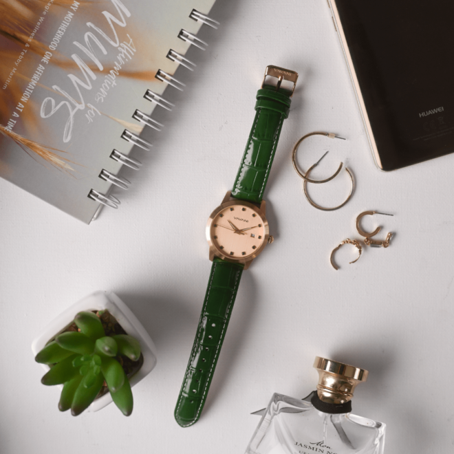 Green Corundum Ladies' Watch